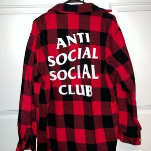 Anti Social Social Club flannel - L